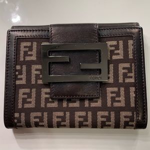 Fendi BiFold Wallet with coin compartment